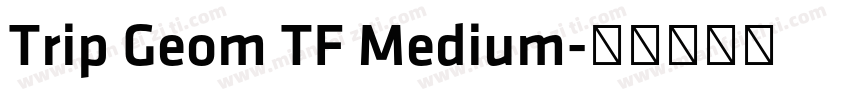 Trip Geom TF Medium字体转换